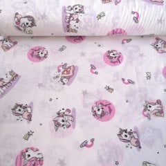 Minik Unicorn Poplin Kumaş Pembe