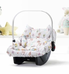 Puset Örtüsü  Minder ve Çarşafı %100 Pamuk Pike ve Müslin Kumaştan