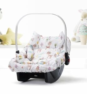 Puset Örtüsü  Minder ve Çarşafı %100 Pamuk Pike ve Müslin Kumaştan