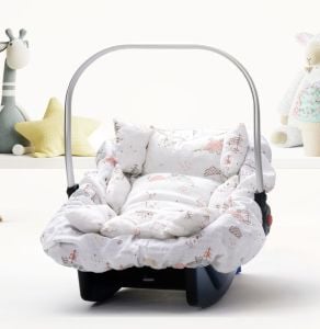 Puset Örtüsü  Minder ve Çarşafı %100 Pamuk Pike ve Müslin Kumaştan