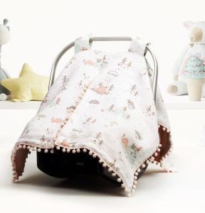 Puset Örtüsü  Minder ve Çarşafı %100 Pamuk Pike ve Müslin Kumaştan