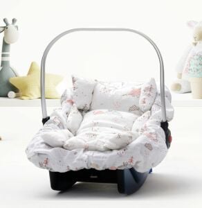 Puset Örtüsü  Minder ve Çarşafı %100 Pamuk Pike ve Müslin Kumaştan