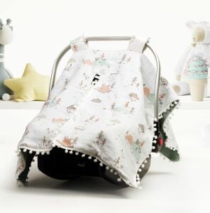 Puset Örtüsü  Minder ve Çarşafı %100 Pamuk Pike ve Müslin Kumaştan