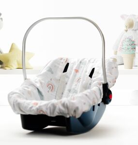 Puset Örtüsü  Minder ve Çarşafı %100 Pamuk Pike ve Müslin Kumaştan