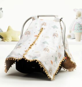 Puset Örtüsü  Minder ve Çarşafı %100 Pamuk Pike ve Müslin Kumaştan