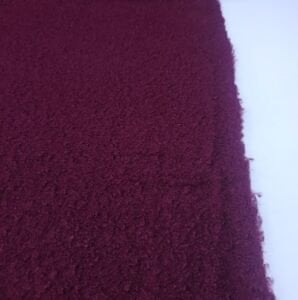 Bordo Teddy Buklet Kumaş