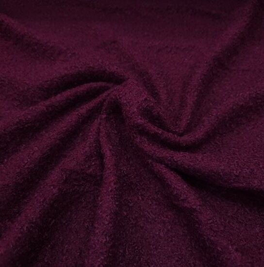 Bordo Teddy Buklet Kumaş