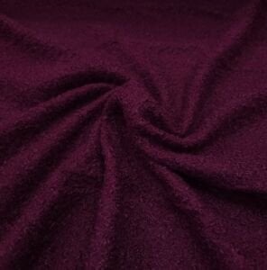 Bordo Teddy Buklet Kumaş