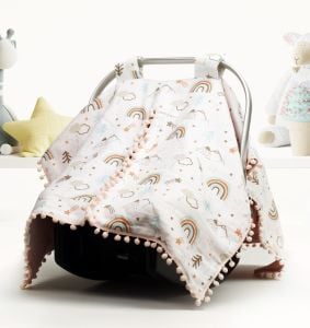 Puset Örtüsü  Minder ve Çarşafı %100 Pamuk Pike ve Müslin Kumaştan