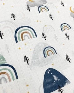 Rainbow Müslin Bezi