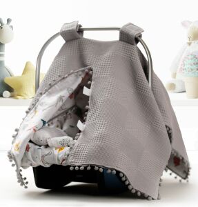 Puset Örtüsü  Minder ve Çarşafı %100 Pamuk Pike ve Müslin Kumaştan