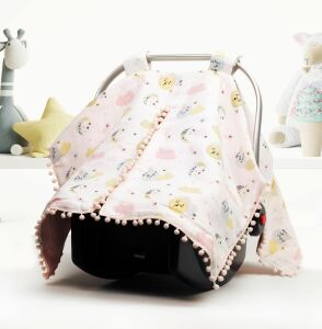 Puset Örtüsü  ve Minder  %100 Pamuk Pike ve Müslin Kumaştan