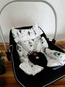 Puset Örtüsü  ve Minder  %100 Pamuk Pike ve Müslin Kumaştan