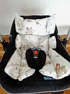 Puset Örtüsü  ve Minder  %100 Pamuk Pike ve Müslin Kumaştan