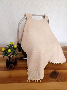 Puset Örtüsü  ve Minder  %100 Pamuk Pike ve Müslin Kumaştan