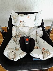 Puset Örtüsü  ve Minder  %100 Pamuk Pike ve Müslin Kumaştan