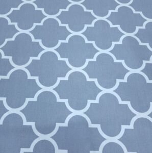 Damask Poplin Kumaş gri