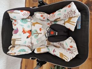 Puset Örtüsü  ve Minder  %100 Pamuk Pike ve Müslin Kumaştan