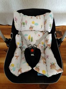 Puset Örtüsü  ve Minder  %100 Pamuk Pike ve Müslin Kumaştan