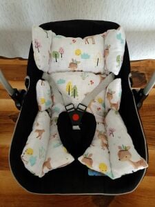 Puset Örtüsü  ve Minder  %100 Pamuk Pike ve Müslin Kumaştan