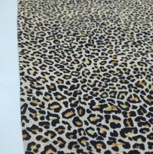 Çıtır Leopar Süprem Penye Kumaş