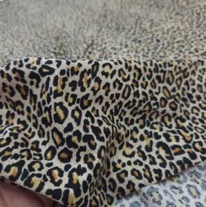 Çıtır Leopar Süprem Penye Kumaş