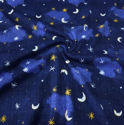 Gece Raporlu Penye Kumaş