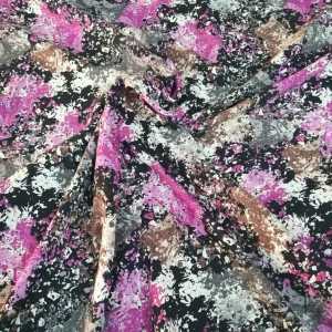 Batik Desen Pembe Viskon Kumaş