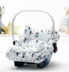 Puset Örtüsü Minder  ve Çarşafı %100 Pamuk Müslin Kumaştan