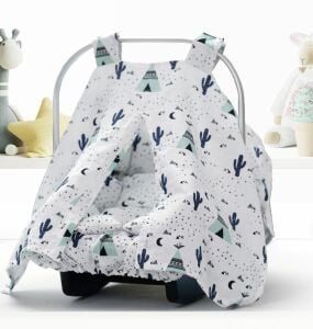 Puset Örtüsü Minder  ve Çarşafı %100 Pamuk Müslin Kumaştan