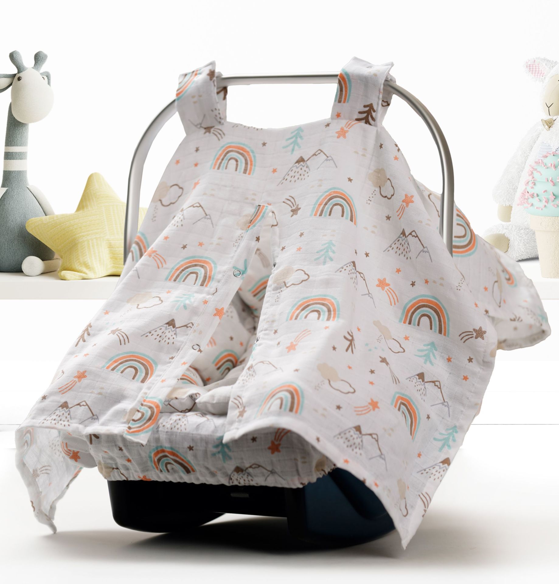 Puset Örtüsü Minder  ve Çarşafı %100 Pamuk Müslin Kumaştan