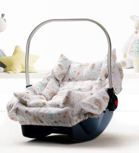 Puset Örtüsü Minder  ve Çarşafı %100 Pamuk Müslin Kumaştan