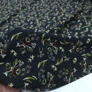 Demet Çiçekler Yün Angor Kumaş