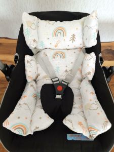 Puset Örtüsü  ve Minder  %100 Pamuk Müslin Kumaştan