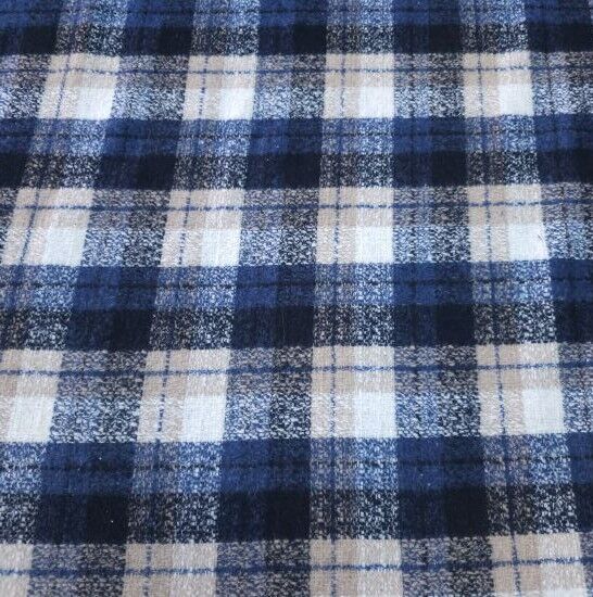 Soft Klasik Oduncu Kumaş Mavi