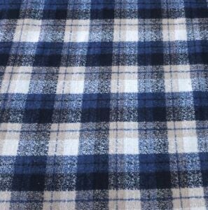 Soft Klasik Oduncu Kumaş Mavi