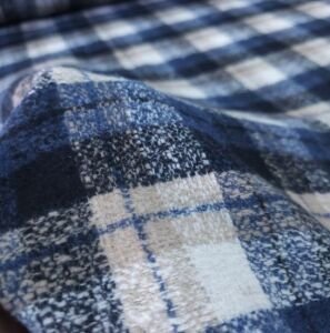 Soft Klasik Oduncu Kumaş Mavi