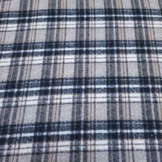 Soft Klasik Oduncu Kumaş Kahverengi