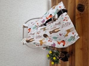 Puset Örtüsü  ve Minder  %100 Pamuk Müslin Kumaştan