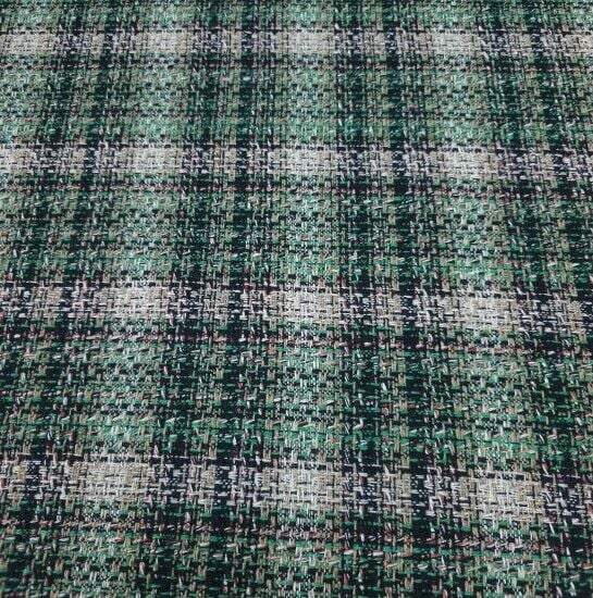 Gramajlı Şanel Kumaş Yeşil