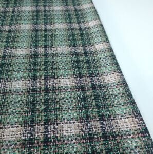 Gramajlı Şanel Kumaş Yeşil