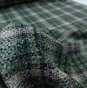 Gramajlı Şanel Kumaş Yeşil