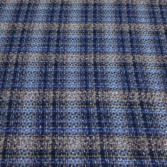 Gramajlı Şanel Kumaş Mavi