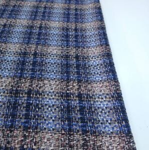 Gramajlı Şanel Kumaş Mavi