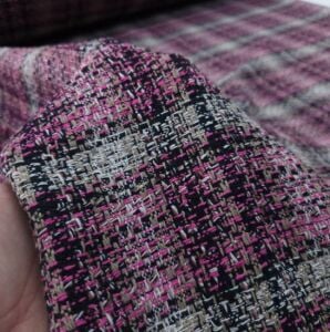 Gramajlı Şanel Kumaş Pembe