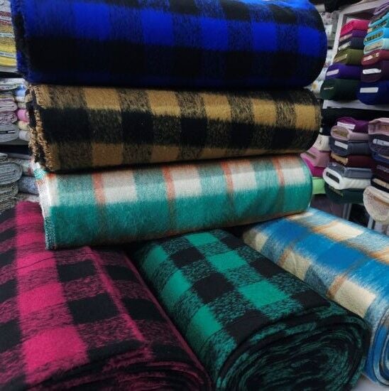 Kaşmir Buklet Kumaş Ekose