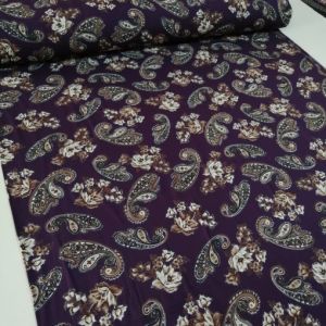 Büyük Şal Viskon Kumaş mor