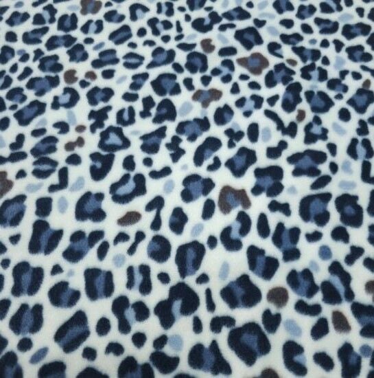 Leopar Polar Kumaş Siyah