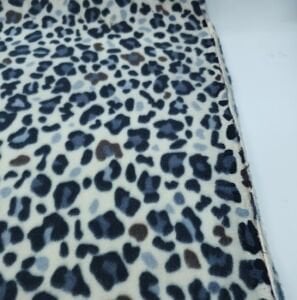 Leopar Polar Kumaş Siyah