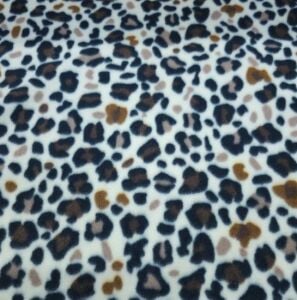 Leopar Polar Kumaş Kahverengi